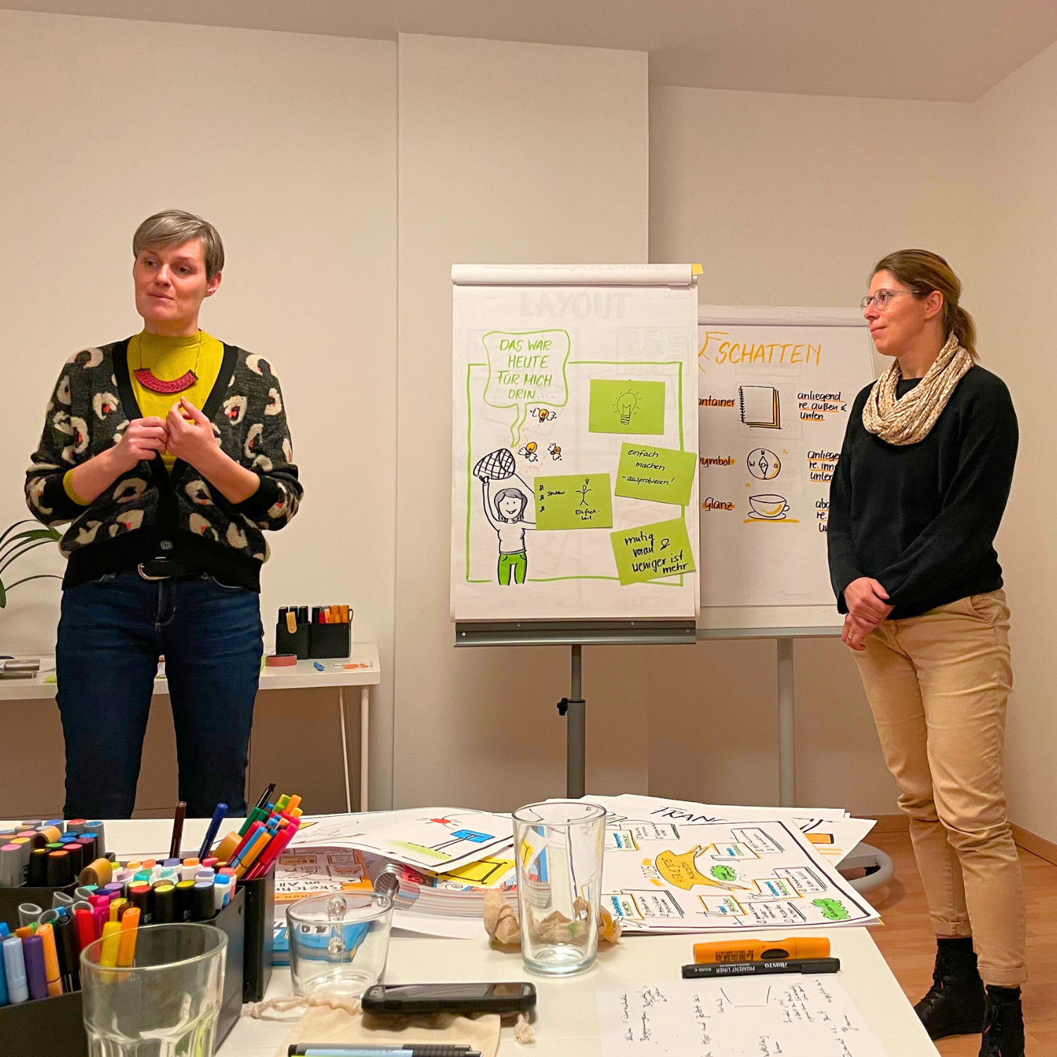 SKETCH TO REFLECT mit Frances Blümel & Verena Frohs
