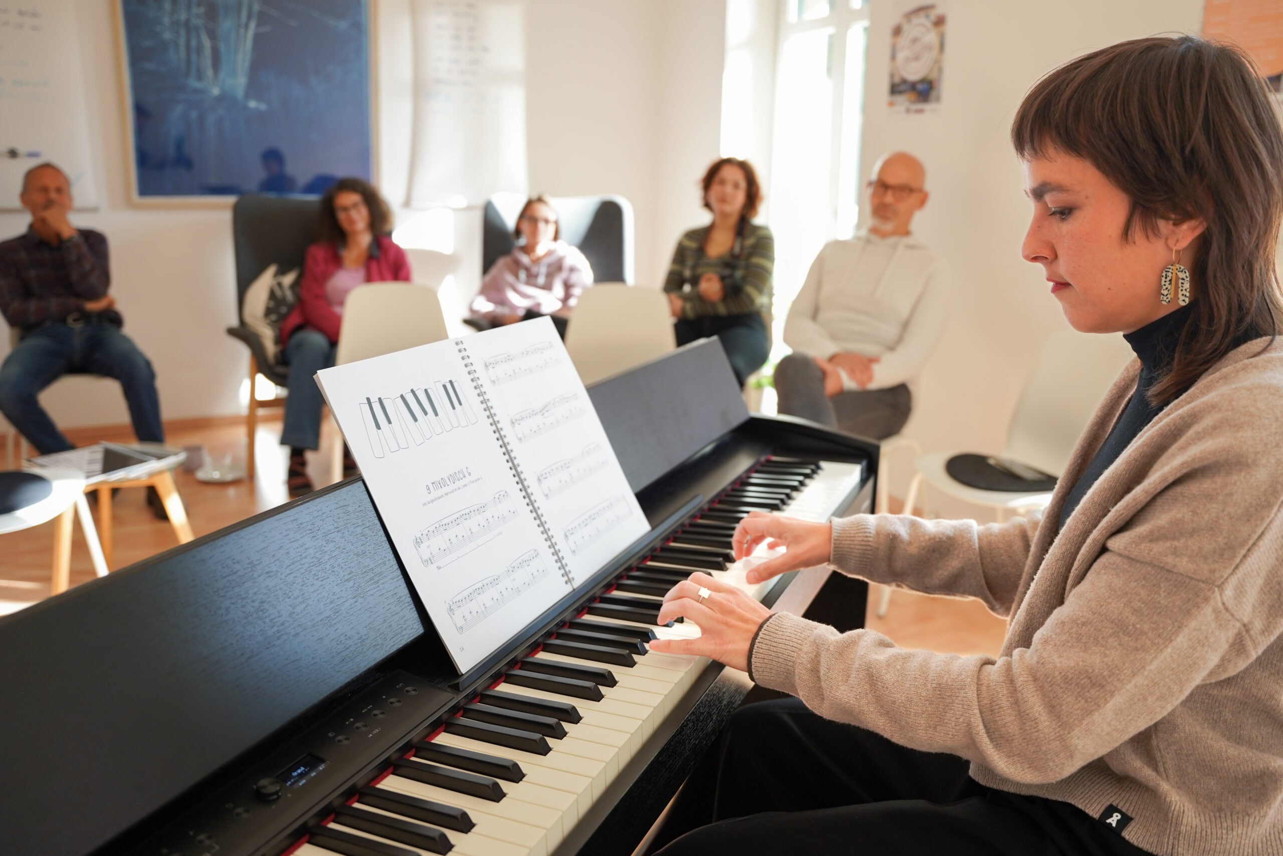 Konzert von Tatjana Davis in der Villa wirklich