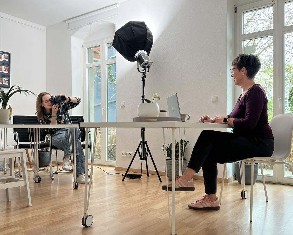 Fotoshooting in der Villa Wirklich